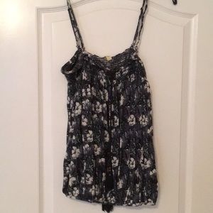Sleeveless floral free people top